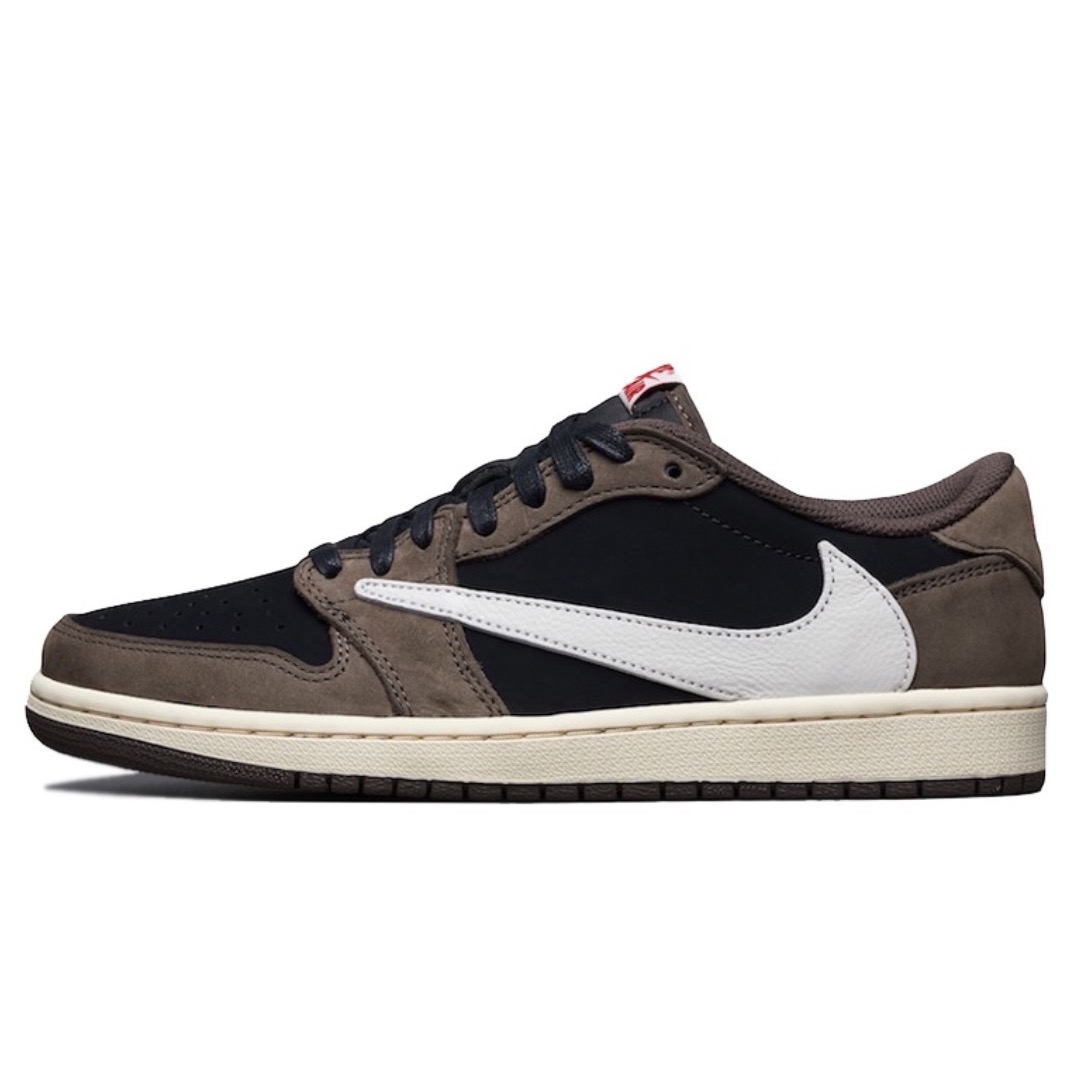 Travis Scott X Jordan 1 Low "Mocha" — view 1